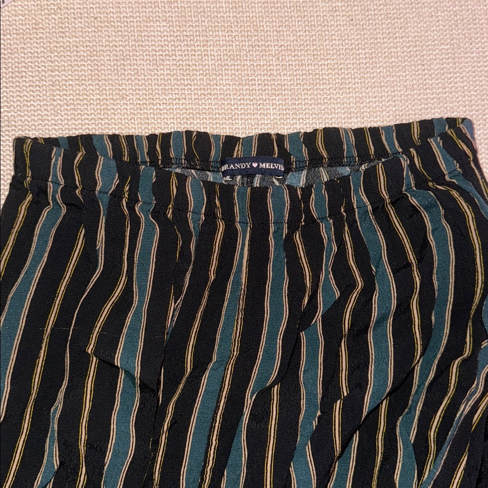 Brandy Melville Flowy Straight Leg High Waisted Pants